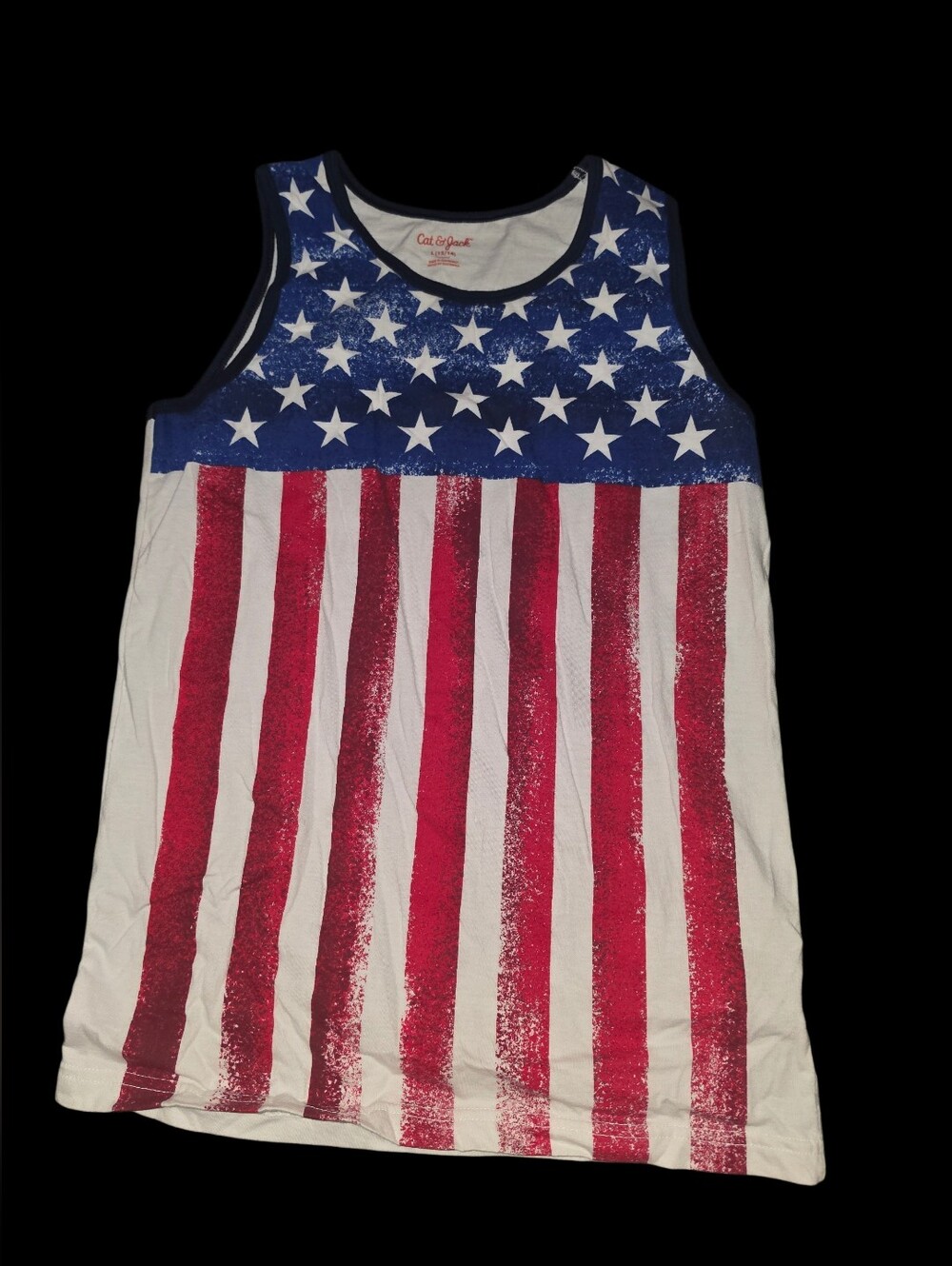 9/8/82.Boys Cat & Jack Flag Tank Top(PRICE IS FIRM IF YOUR JUST BUYING THIS ITEM